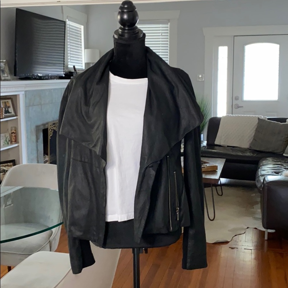 Vince Soft Leather Asymmetrical Jacket size small